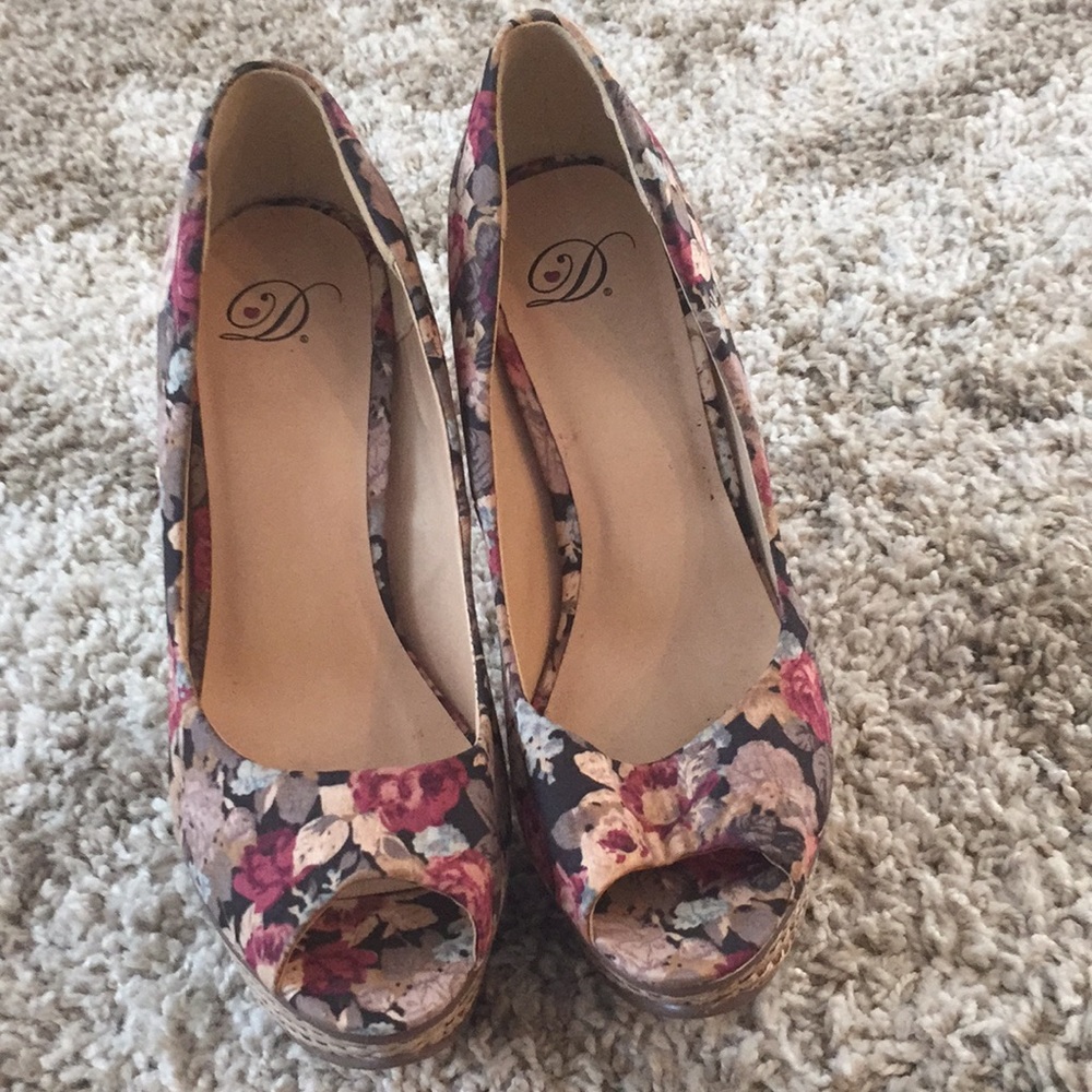Floral heels